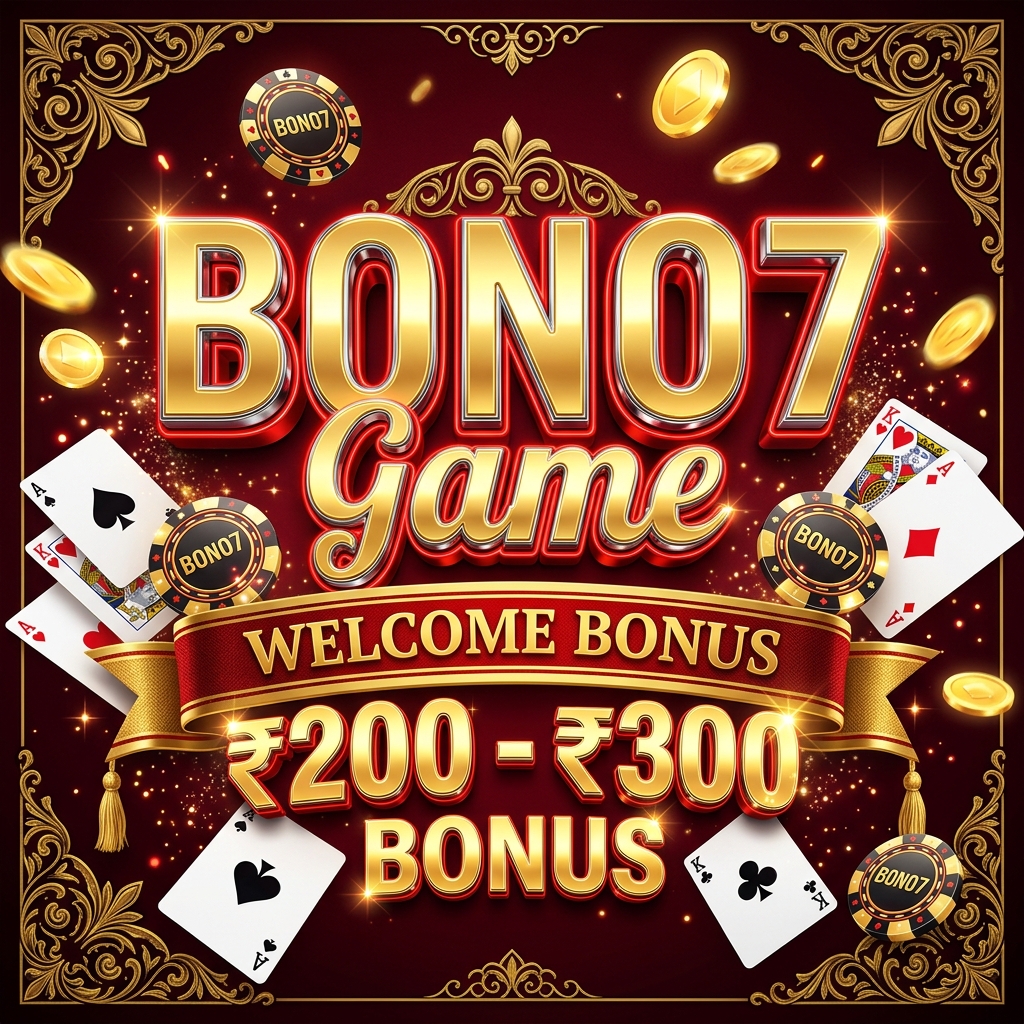 BONU7 Game ₹200-₹300 Welcome Signup Bonus